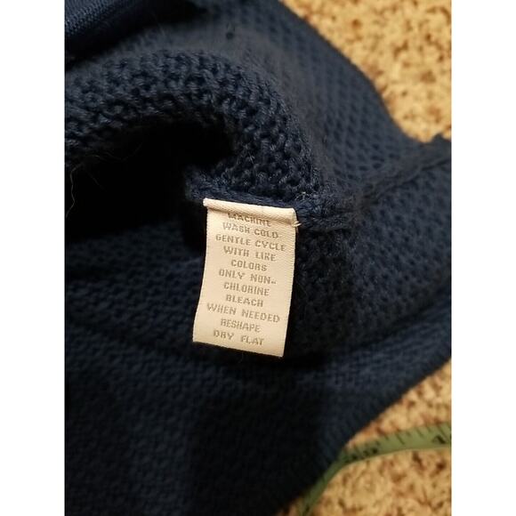 Charter Club Women's Size XL Blue Cardigan Cotton Blend Sweater Buttons‎ Pockets - Picture 10 of 10